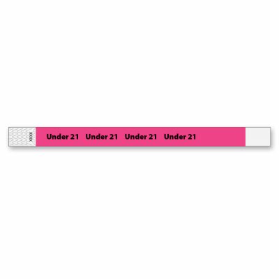 TOTN Pink Wristbands, Under 21, product thumbnail