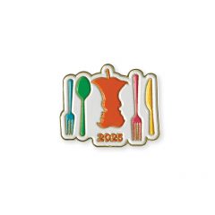 Taste of the Nation, Silverware Enamel Pin
