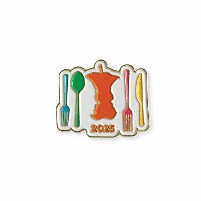 Taste of the Nation, Silverware Enamel Pin